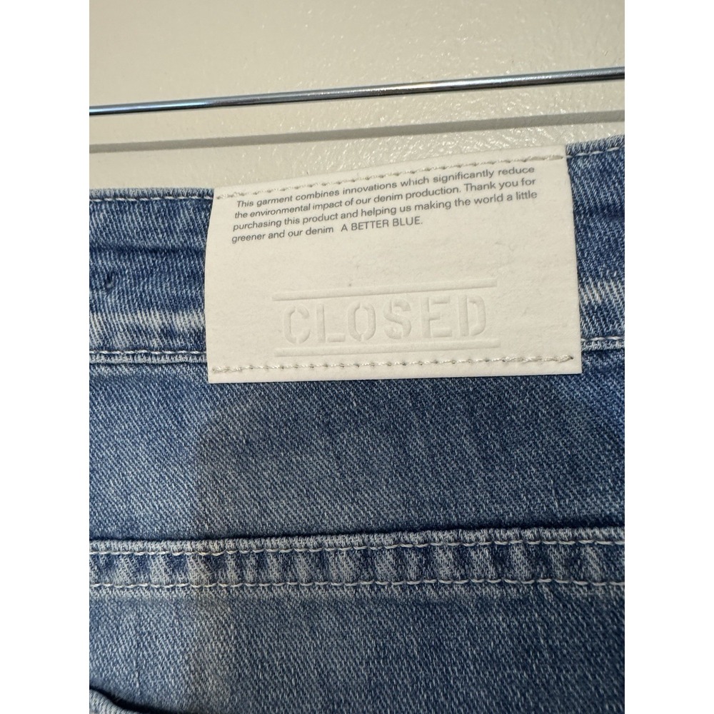 Closed - Skinny Mid Rise Blue Jeans‎ Size 30 Stretchy Made In Italy - Picture 4 of 11